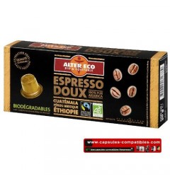 Alter Eco Bio Gentle coffee capsules for Nespresso