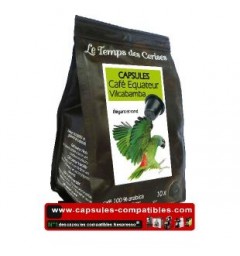 Café Equateur by Le Temps des Cerises coffee capsules.