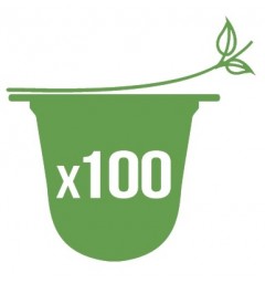 100 Lids compatible capsules for Nespresso