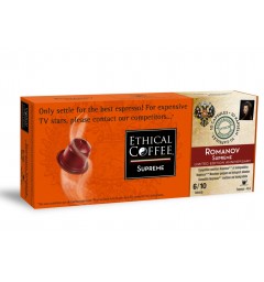 Romanov, capsules compatibles Nespresso ® Ethical Cofffee
