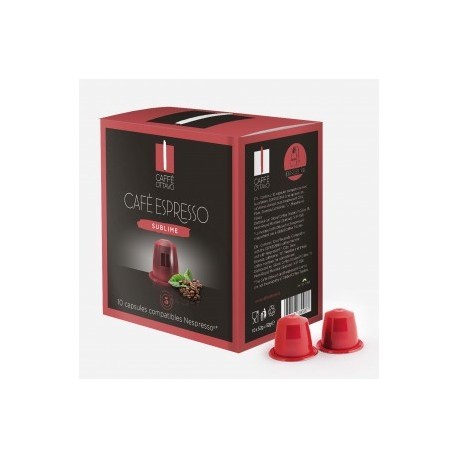 Capsules café compatibles Nespresso