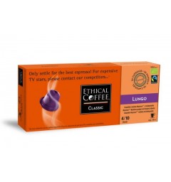 Lungo by Ethical coffee, Nespresso® compatible and biodegradable.