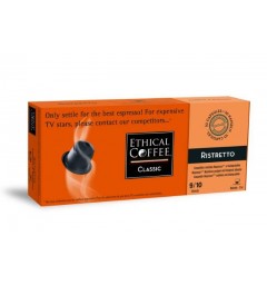 Ethical coffee, Biodegradable Ristretto capsules.