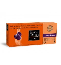 Ethical Coffee Lungo Forte capsules biodégradables