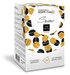 Espresso Monte-Carlo Suave, capsules compatibles Nespresso ®