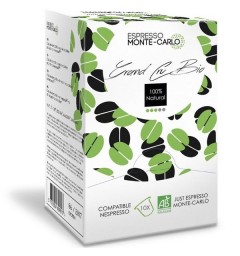 Espresso Monte-Carlo Grand Cru BIO, compatible with Nespresso ®