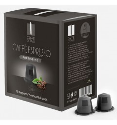 Capsules Fortissimo Caffè Ottavo Nespresso compatible