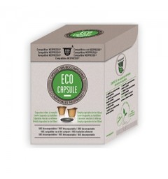 ECO CAPSULE NOUVELLE GENERATION capsules biodégradables à remplir pour Nespresso ®