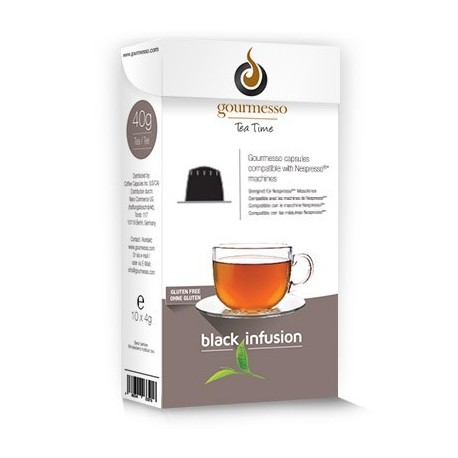 Black Infusion Tea Capsules for Nespresso