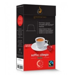 Nespresso-compatible cherry flavor capsules