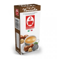 Hazelnut flavoured Caffè Bonini, Nespresso® compatible pods.