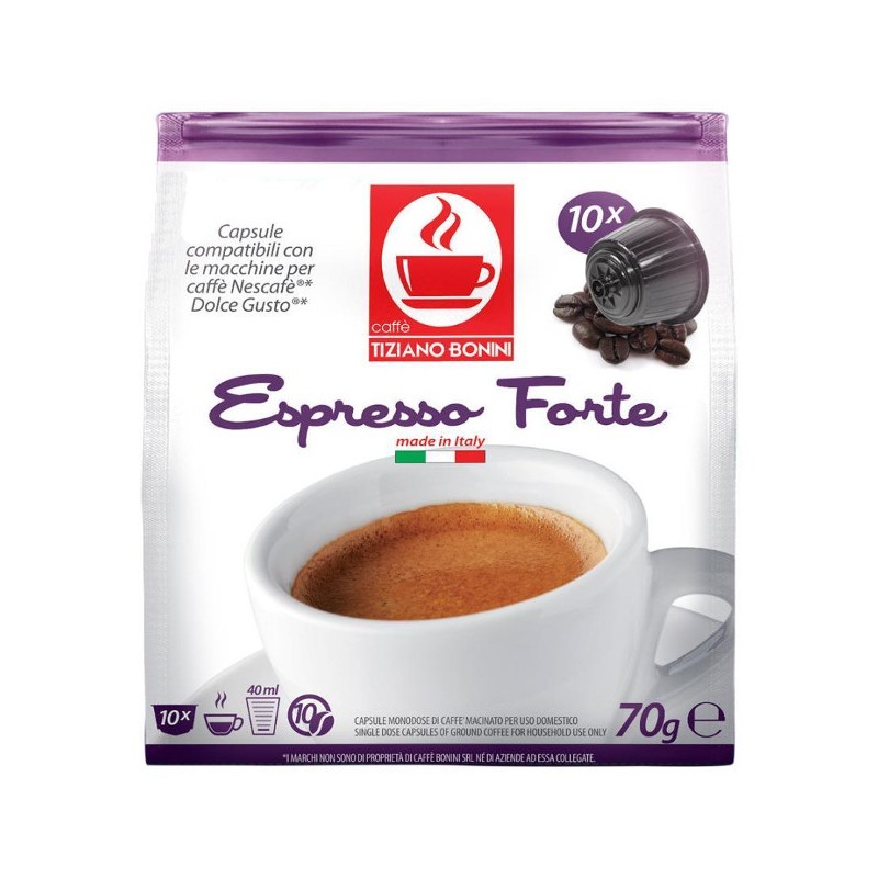 Café capsules Compatible Dolce Gusto espresso intensité 5 NESCAFE DOLCE  GUSTO