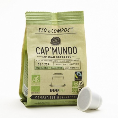Cap Mundo, Biloba capsules Bio compatibles Nespresso