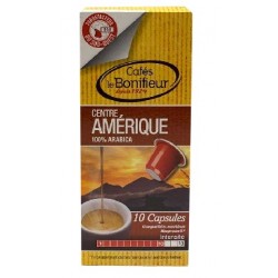 Central American Le Bonifieur coffee capsules, Nespresso® compatible.