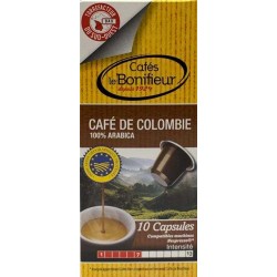 Le Bonifieur COLOMBIE, capsules compatibles Nespresso ® 