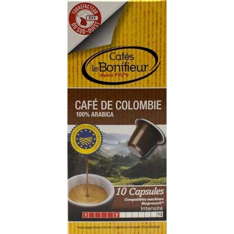 Pur Colombie Café Le Bonifieur Capsules compatibles Nespresso ®