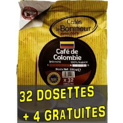 Compatible dishes Senseo ® Colombia de Cafés Le Bonifieur