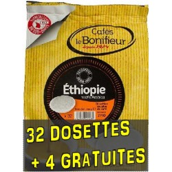 Dosettes compatibles Senseo ® Ethiopie de Cafés Le Bonifieur