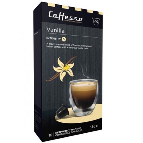 Capsules de café arôme Vanille compatibles Nespresso ® Caffesso