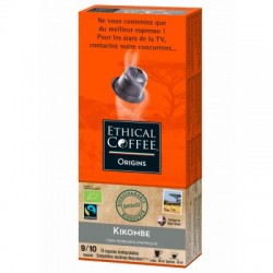 Tinto Colombia Bio Max Havelaar capsules Biodegradable compatible Nespresso ® Ethical coffee