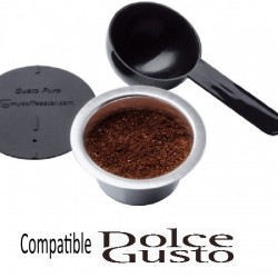 Gusto Puro Dolce Gusto ® compatible rechargeable capsules