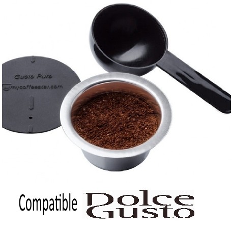 Gusto Puro Dolce Gusto ® compatible rechargeable capsules