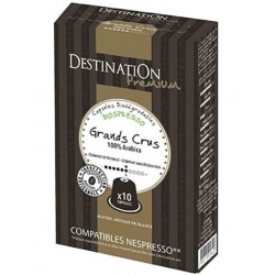 Organic Nespresso® Compatible Biospresso Capsules Grands Crus Bio de Destination