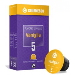 Capsules arôme Vanille compatibles Nespresso ® de Gourmesso
