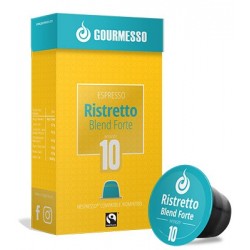 Ristretto Strong Nespresso-compatible Gourmesso capsules