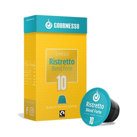 Ristretto Forte capsules Gourmesso compatibles Nespresso