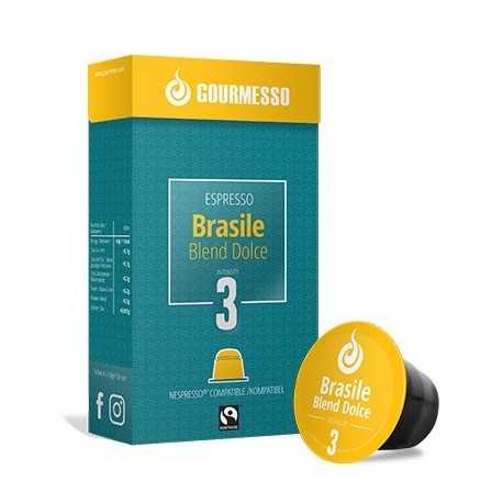 Brasil blend dolce, capsules compatibles Nespresso