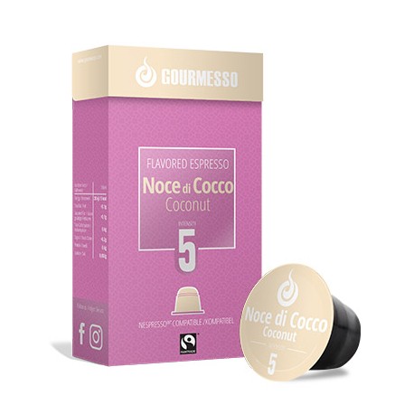 Capsules arôme Noix de Coco compatibles nespresso