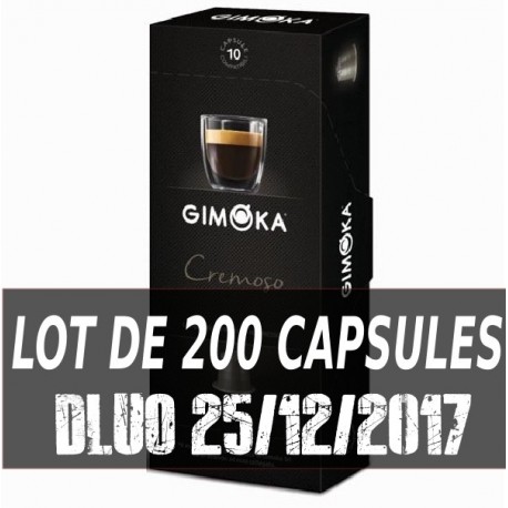 Capsules Cremoso compatibles Nespresso Gimoka