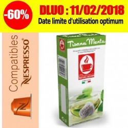 Lot de 20 Capsules de thé Menthe compatibles Nespresso ®
