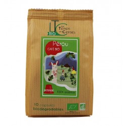 Peru Bio compatible Nespresso ® compostable capsules, Le Temps des Cerises