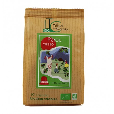 Nespresso ® Organic Ethiopia Mocha Capsules Le Temps des Cerises