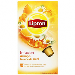 Capsules d'Infusion Orange Lipton compatibles Nespresso ®