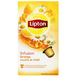 Nespresso ® Compatible Lipton Infusion Capsules Orange