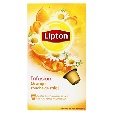 Nespresso ® Compatible Lipton Infusion Capsules Orange