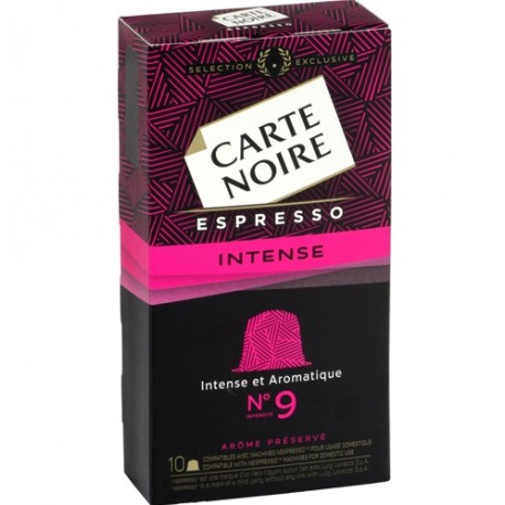 Carte Noire N°9 – 10 capsules compatibles Nespresso®