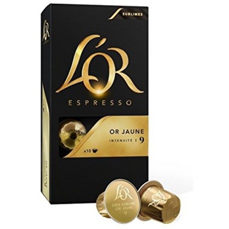 Moedig rivaal Carry L'OR Espresso capsules Nespresso compatible YELLOW GOLD