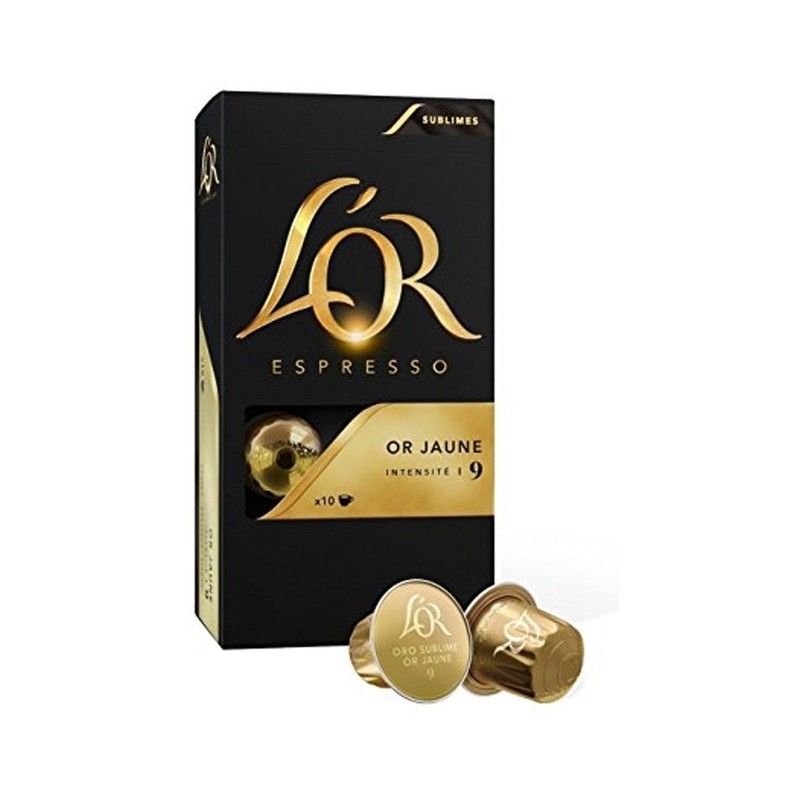 Moedig rivaal Carry L'OR Espresso capsules Nespresso compatible YELLOW GOLD