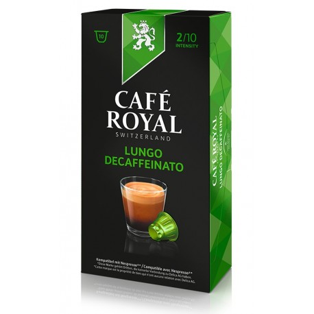 Capsules Café Royal Lungo Decaffeinato compatibles Nespresso ®