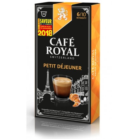 Capsules Café Royal Petit Déjeuner compatibles Nespresso ®