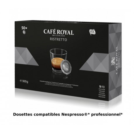 Capsules Café Royal Ristretto compatibles Nespresso ® PRO