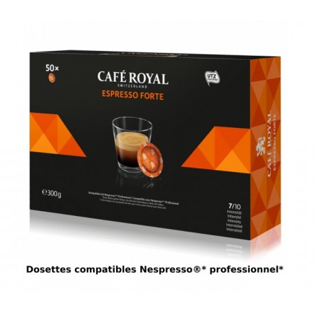 Capsules Café Royal Espresso Forte compatibles Nespresso ® PRO