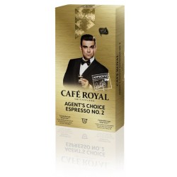 Capsules Café Royal AGENT'S CHOICE ESPRESSO N0.2 compatibles Nespresso ®