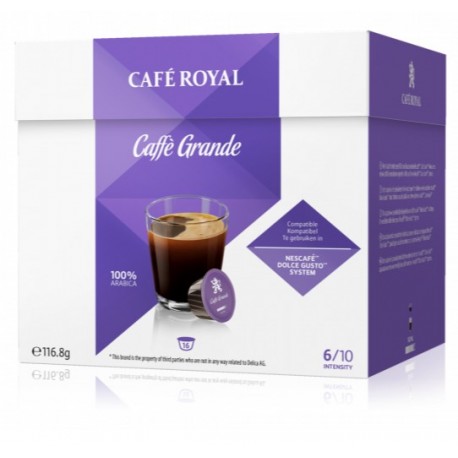 Capsules Caffé Grandé Café Royal compatibles Dolce Gusto ®