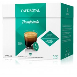 Royal Decaffeinato Coffee capsules compatible with Dolce Gusto ®