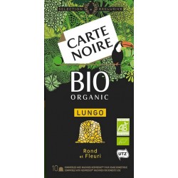 Black Nespresso ® compatible Lungo Bio Card Capsules